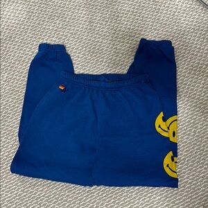 AVIATOR NATION Smiley Royal Blue Sweats/ M